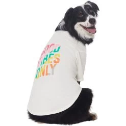 Frisco Good Vibes Only Dog & Cat T-Shirt -Pet Cat Supplies Shop 608518 PT3. AC SS1800 V1676642216