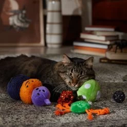 Frisco Halloween Mystical Variety Pack Plush & Balls Cat Toy With Catnip -Pet Cat Supplies Shop 668374 PT3. AC SS1800 V1689282492