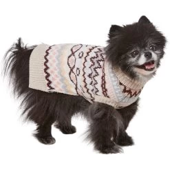 Frisco Sherpa Lined Fairisle Dog & Cat Sweater -Pet Cat Supplies Shop 718422 PT2. AC SS1800 V1703184630