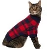 Frisco Fleece Lined Buffalo Plaid Mock Neck Dog & Cat Sweater -Pet Cat Supplies Shop 718470 MAIN. AC SS1800 V1692380456