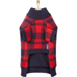 Frisco Fleece Lined Buffalo Plaid Mock Neck Dog & Cat Sweater -Pet Cat Supplies Shop 718470 PT4. AC SS1800 V1693234777