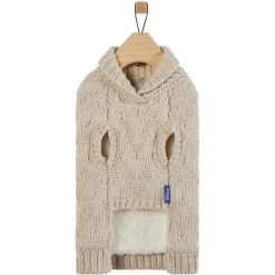 Frisco Sherpa Lined Chunky Cable Knit Dog & Cat Sweater -Pet Cat Supplies Shop 718518 PT4. AC SS1800 V1693234652