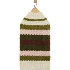 Frisco Bubble Knit Multi Striped Mock Neck Dog & Cat Sweater -Pet Cat Supplies Shop 718854 PT3. AC SS1800 V1692977932