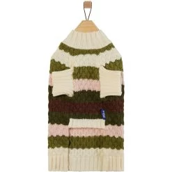 Frisco Bubble Knit Multi Striped Mock Neck Dog & Cat Sweater -Pet Cat Supplies Shop 718854 PT4. AC SS1800 V1693234898