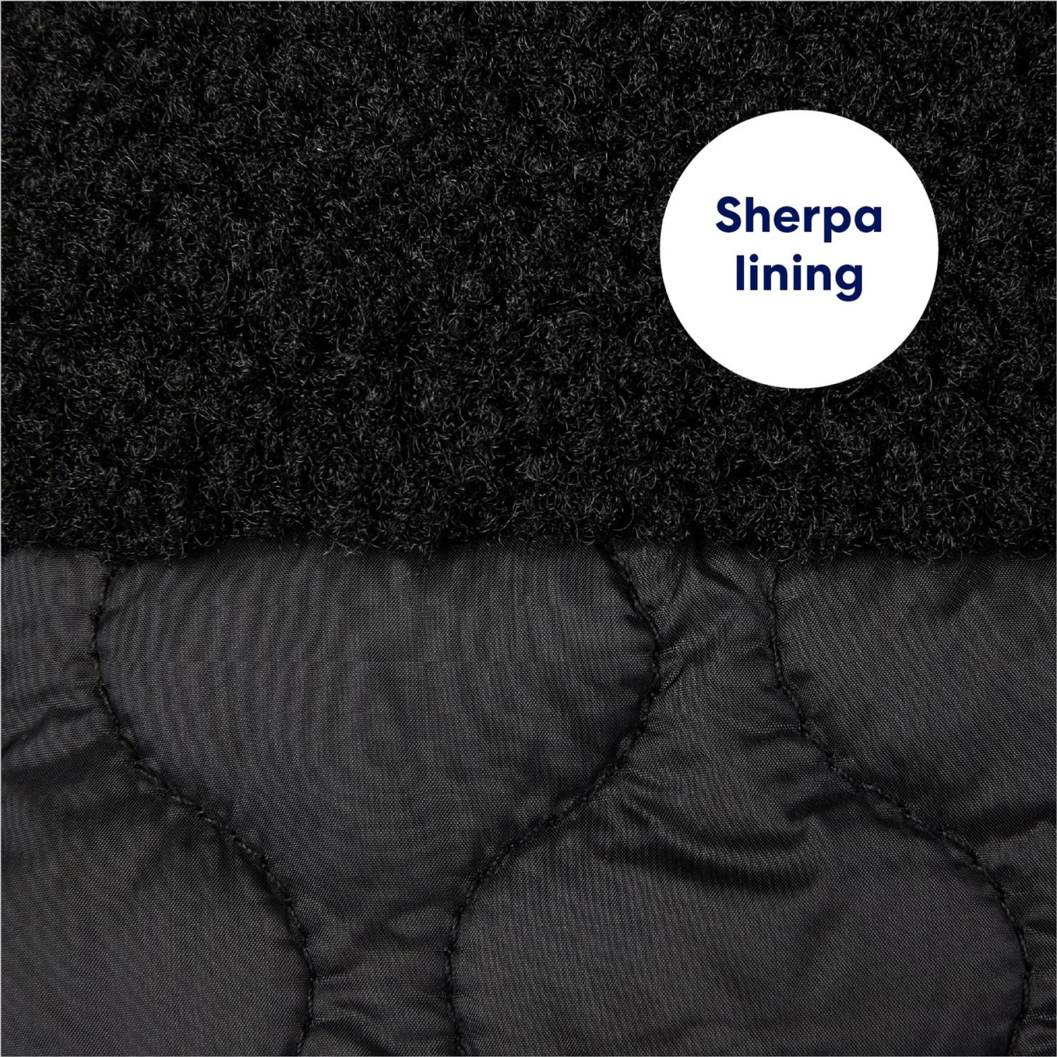 Frisco Heavy Weight Dog & Cat Quilted Hybrid Coat With Sherpa Lining 8 Frisco Heavy Weight Dog & Cat Quilted Hybrid Coat With Sherpa Lining - Image 6