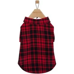 Frisco Red Tartan Plaid Dog & Cat Flannel Shirt -Pet Cat Supplies Shop 720790 PT3. AC SS1800 V1693401059