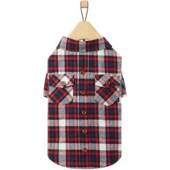 Frisco Red & Blue Plaid Dog & Cat Flannel Shirt -Pet Cat Supplies Shop 720838 PT3. AC SS1800 V1693401664
