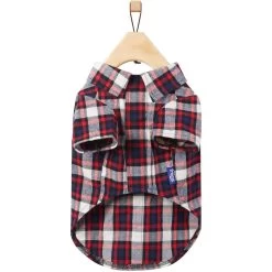 Frisco Red & Blue Plaid Dog & Cat Flannel Shirt -Pet Cat Supplies Shop 720838 PT4. AC SS1800 V1693401030