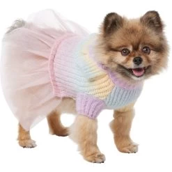 Frisco Rainbow Dog & Cat Sweater Dress 12 Frisco Rainbow Dog & Cat Sweater Dress -Pet Cat Supplies Shop 720934 PT2. AC SS1800 V1703194381