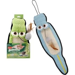 Frisco Natural Catnip & Hartz Cattraction Silver Vine & Catnip Gator Cat Scratcher Toy, Color Varies -Pet Cat Supplies Shop 737470 PT5. AC SS1800 V1683212076