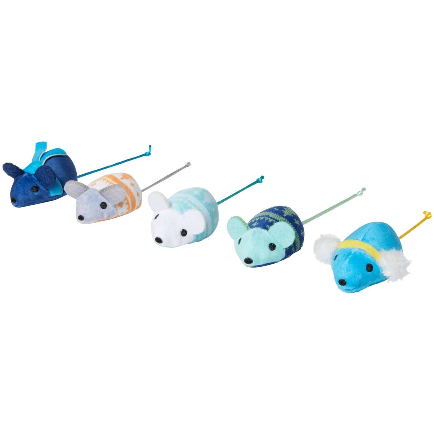 Frisco Holiday Festive Arctic Blues Mice Plush Cat Toy With Catnip 3 Frisco Holiday Festive Arctic Blues Mice Plush Cat Toy With Catnip