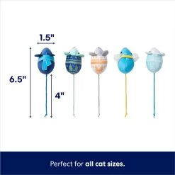 Frisco Holiday Festive Arctic Blues Mice Plush Cat Toy With Catnip 7 Frisco Holiday Festive Arctic Blues Mice Plush Cat Toy With Catnip -Pet Cat Supplies Shop 740070 PT1. AC SS1800 V1695043430