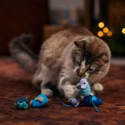 Frisco Holiday Festive Arctic Blues Mice Plush Cat Toy With Catnip 8 Frisco Holiday Festive Arctic Blues Mice Plush Cat Toy With Catnip -Pet Cat Supplies Shop 740070 PT3. AC SS1800 V1694813159