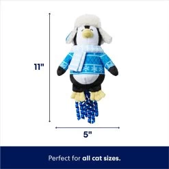 Frisco Holiday Penguin Plush Kicker Cat Toy With Catnip 7 Frisco Holiday Penguin Plush Kicker Cat Toy With Catnip -Pet Cat Supplies Shop 740086 PT1. AC SS1800 V1695047779