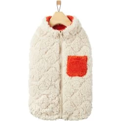 Frisco Medium Weight Quilted Sherpa Dog & Cat Zipper Coat -Pet Cat Supplies Shop 744166 PT3. AC SS1800 V1692978613