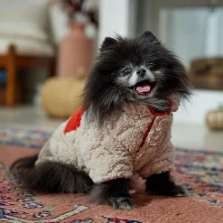 Frisco Medium Weight Quilted Sherpa Dog & Cat Zipper Coat -Pet Cat Supplies Shop 744166 PT7. AC SS1800 V1692377763