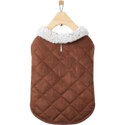 Frisco Medium Weight Quilted Dog & Cat Coat With Cozy Sherpa Lining -Pet Cat Supplies Shop 744310 PT3. AC SS1800 V1692978554