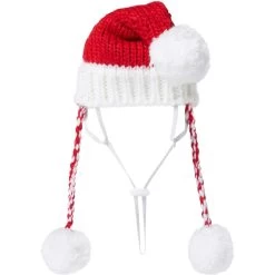 Frisco Chunky Knit Santa Dog & Cat Hat -Pet Cat Supplies Shop 744878 PT3. AC SS1800 V1694802017