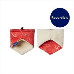 Frisco Reversible Candy Cane Cozy Knit Faux Fur Dog & Cat Pullover Bandana, 1 Count -Pet Cat Supplies Shop 745294 PT4. AC SS1800 V1695047183