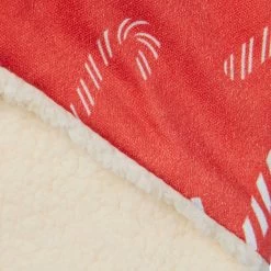 Frisco Reversible Candy Cane Cozy Knit Faux Fur Dog & Cat Pullover Bandana, 1 Count -Pet Cat Supplies Shop 745294 PT5. AC SS1800 V1694795535