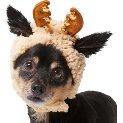 Frisco Sherpa Reindeer Dog & Cat Hat With Bells 11 Frisco Sherpa Reindeer Dog & Cat Hat With Bells -Pet Cat Supplies Shop 745646 PT2. AC SS1800 V1694800749