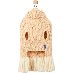 Frisco Cable Knit Dog & Cat Sweater Dress With Velvet Bow -Pet Cat Supplies Shop 745838 PT5. AC SS1800 V1694793759