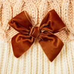 Frisco Cable Knit Dog & Cat Sweater Dress With Velvet Bow -Pet Cat Supplies Shop 745838 PT6. AC SS1800 V1694794127