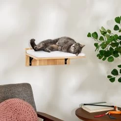 Frisco Cushioned Wall Mounted Cat Wall Shelf & Frisco Cat Silhouette With Bridge Wall Mounted Cat Wall Shelves -Pet Cat Supplies Shop 785550 PT1. AC SS1800 V1677600278