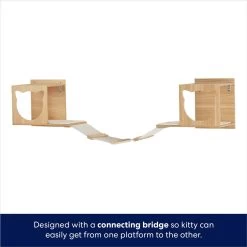 Frisco Cushioned Wall Mounted Cat Wall Shelf & Frisco Cat Silhouette With Bridge Wall Mounted Cat Wall Shelves -Pet Cat Supplies Shop 785550 PT6. AC SS1800 V1677600275