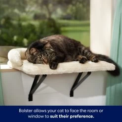 Frisco Plush Cat Window Perch With Removeable Bolster -Pet Cat Supplies Shop 804630 PT3. AC SS1800 V1695933062