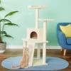 Frisco 52-in Faux Fur Cat Tree & Condo -Pet Cat Supplies Shop 92261 MAIN. AC SS1800 V1584451147
