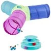 Frisco Foldable Play Tri-Tunnel Cat Toy & Frisco Butterfly Cat Tracks Cat Toy -Pet Cat Supplies Shop 933438 MAIN. AC SS1800 V1692303358