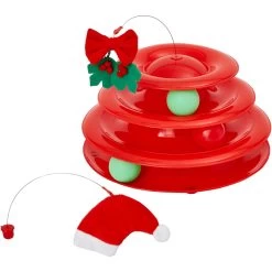 Frisco Holiday Santa Hat & Mistletoe Cat Tracks Cat Toy & Frisco Holiday Gingerbread Interactive Cat Scratcher Cat Toy With Catnip -Pet Cat Supplies Shop 986246 PT1. AC SS1800 V1698257733