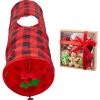 Frisco Holiday Buffalo Plaid Foldable Play Tunnel Cat Toy With Catnip & Frisco Holiday Festive Red Variety Pack Gift Box Cat Toy With Catnip, 14 Count -Pet Cat Supplies Shop 986262 MAIN. AC SS1800 V1698258404